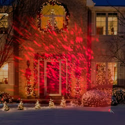 Gemmy LightShow LED Red Christmas Light Projector