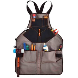 Ergodyne Arsenal 13 pocket Canvas Waist Apron Pouch 34 in. H Gray 28 in. 58 in.