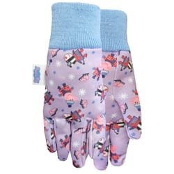 MIdWest Quality Gloves One Size Fits All Polyester Peppa Pig Multicolored Gardening Gloves