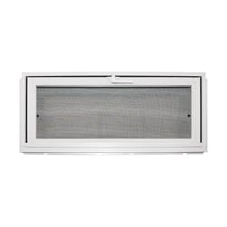 Duo-Corp Competitor White Glass/Vinyl Window 22 in. H X 31.75 in. L 1 pk