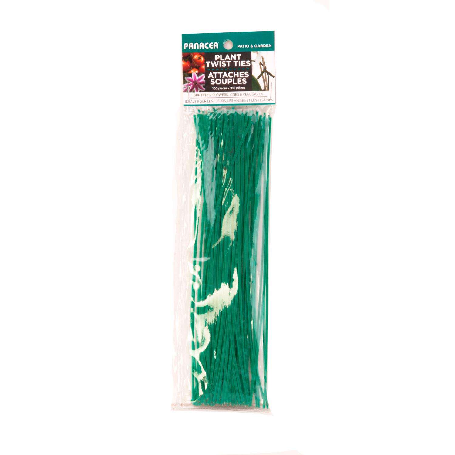 Panacea 8 in. H X 2.8 in. W X 0.5 in. D Green Coated Wire Plant Support ...