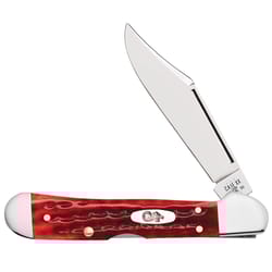 Case Red Stainless Steel 6.35 in. Mini CopperLock Pocket Knife