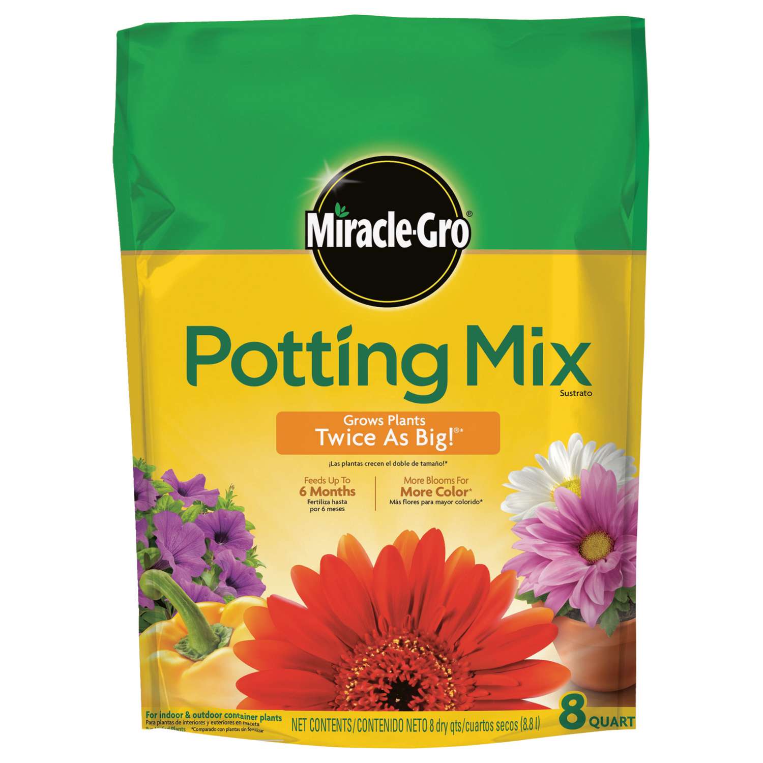 Miracle Gro Flower And Plant Potting Mix 8 Qt Ace Hardware