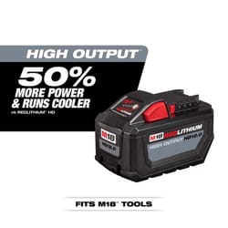 Milwaukee M18 RedLithium HD12.0 12 Ah Lithium-Ion High Output Battery Pack 1 pc