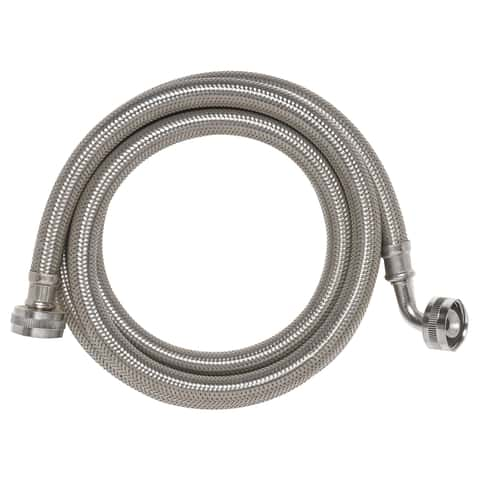 Ace 3/4 in. Hose Thread X 3/4 in. D Hose Thread 4 ft. Stainless Steel  Supply Line - Ace Hardware