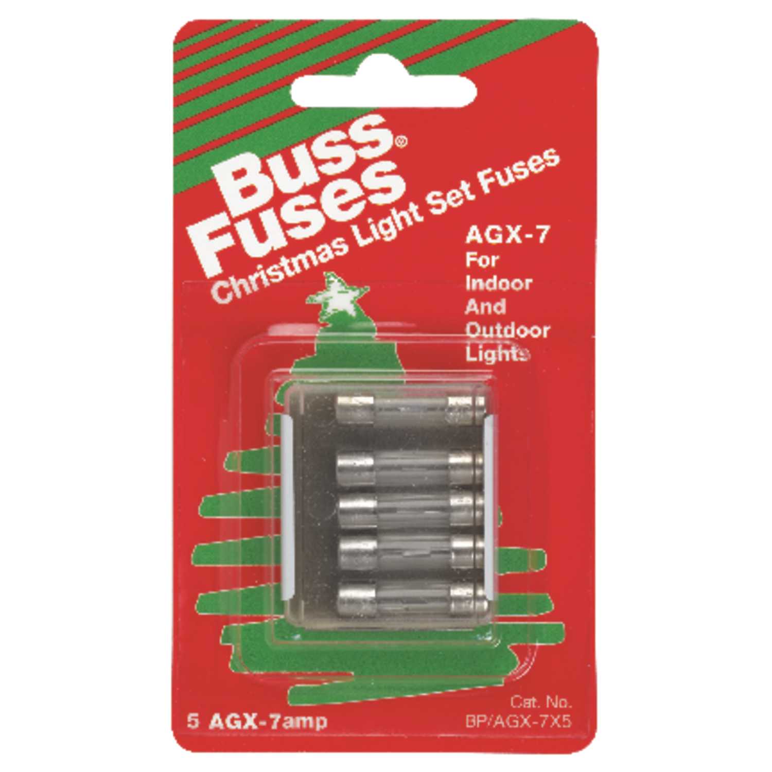 Bussmann 7 amps 125 volt Glass Fast Acting Fuse 5 pk Ace Hardware