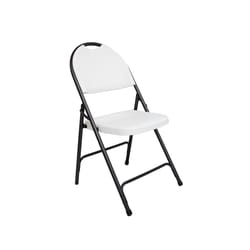 Living Accents White Deluxe Folding Chair