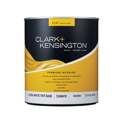 Clark+Kensington Flat Tint Base Ultra White Base 1 qt
