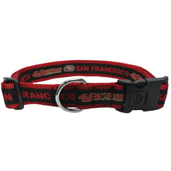 Pets First Team Colors San Francisco 49ers Nylon Dog Collar X-Large