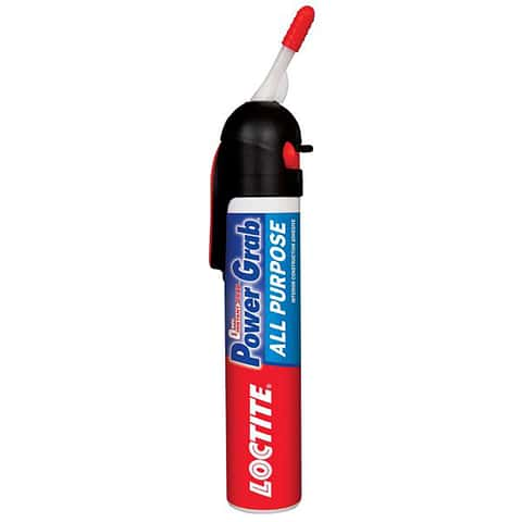 Secondary backing adhesive: The LOCTITE one sprays a web like