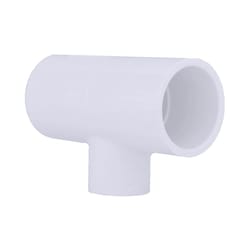 Charlotte Pipe Schedule 40 3/4 in. Slip X 3/4 in. D Slip PVC Reducing Tee 1 pk