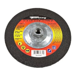 Forney 7 in. D X 5/8 in. in. Metal Grinding Wheel