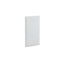 Bell Rectangle Aluminum 1 gang 4.53 in. H X 2.78 in. W Weatherproof Cover