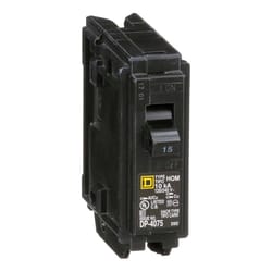 Square D HomeLine 15 amps Plug In Single Pole Circuit Breaker