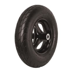 Ace 8 in. D X 16 in. D Centered Wheelbarrow Tire Rubber 1 pk