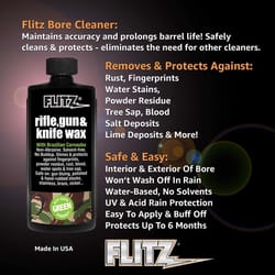 Flitz No Scent Gun Wax Liquid 7.6 oz