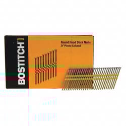 Bostitch 3 in. L X 10 Ga. Straight Strip Hot-Dip Galvanized Framing Nails 21 deg 4,000 pk