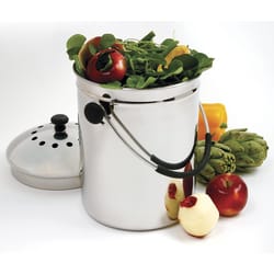 Norpro Nordic Compost Keeper, Ceramic White