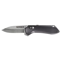 Gerber Highbrow Black 7CR17MOV Steel 6.9 in. Folding Knife