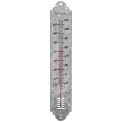 La Crosse Technology Thermometer Galvanized Metal Silver 19.81 in.