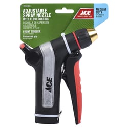 Ace 2 Pattern Adjustable Metal Heavy-Duty Hose Nozzle