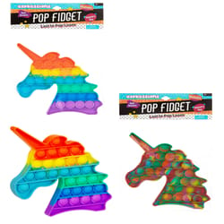 Expressions Rainbow/Tie Dye Pop Fidget Unicorn