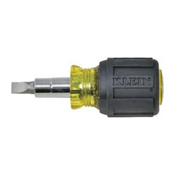 Klein Tools Stubby Multi-Bit Screwdriver/Nut Driver 3.25 in. 5 pc