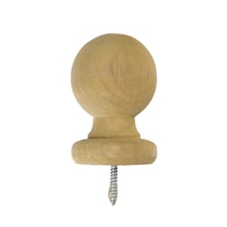 Waddell 4-1/4 in. H X 3-1/4 in. L Prefinished Brown Pine Exterior Post Top Waddell 4-1/4 in. H X 3-1/4 in. L Prefinished Brown Pine Exterior Post Top