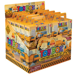 Playmaker Toys Construction Toy Box Yellow
