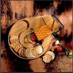 Prodyne 12 in. L X 9-1/2 in. W X 0.75 in. Wood Cheese Board with Slicer