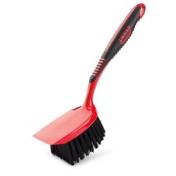 Libman 2.5 in. W Hard Bristle 3.5 in. Plastic/Rubber Handle Brush