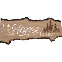 P Graham Dunn 14 in. H X 0.75 in. W X 32 in. L Multicolored Wood Barky Sign