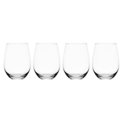 Lifetime Brands Mikasa 18 oz Clear Glass Lana Stemless Wine Glass