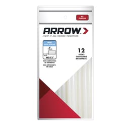 Arrow 0.3125 in. D Mini Glue Sticks Clear 12 pk