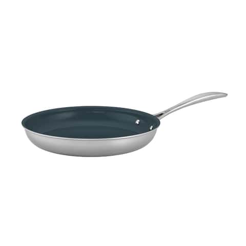 Zwilling Clad CFX 2-pc Stainless Steel Ceramic Nonstick Fry Pan