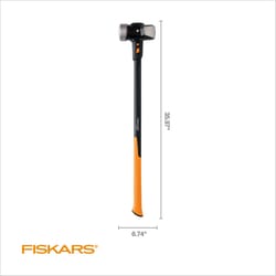 Fiskars IsoCore 10 lb Steel Sledge Hammer 36 in. Fiberglass Handle