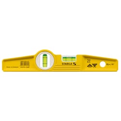 STABILA 10 in. Aluminum Type 81 S Torpedo Level 2 vial