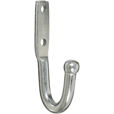 National Hardware 12-in Zinc Plated Steel Screw Hook in the Hooks  department at