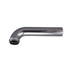 Keeney 1-1/4 in. D Chrome Plated Brass Wall Bend