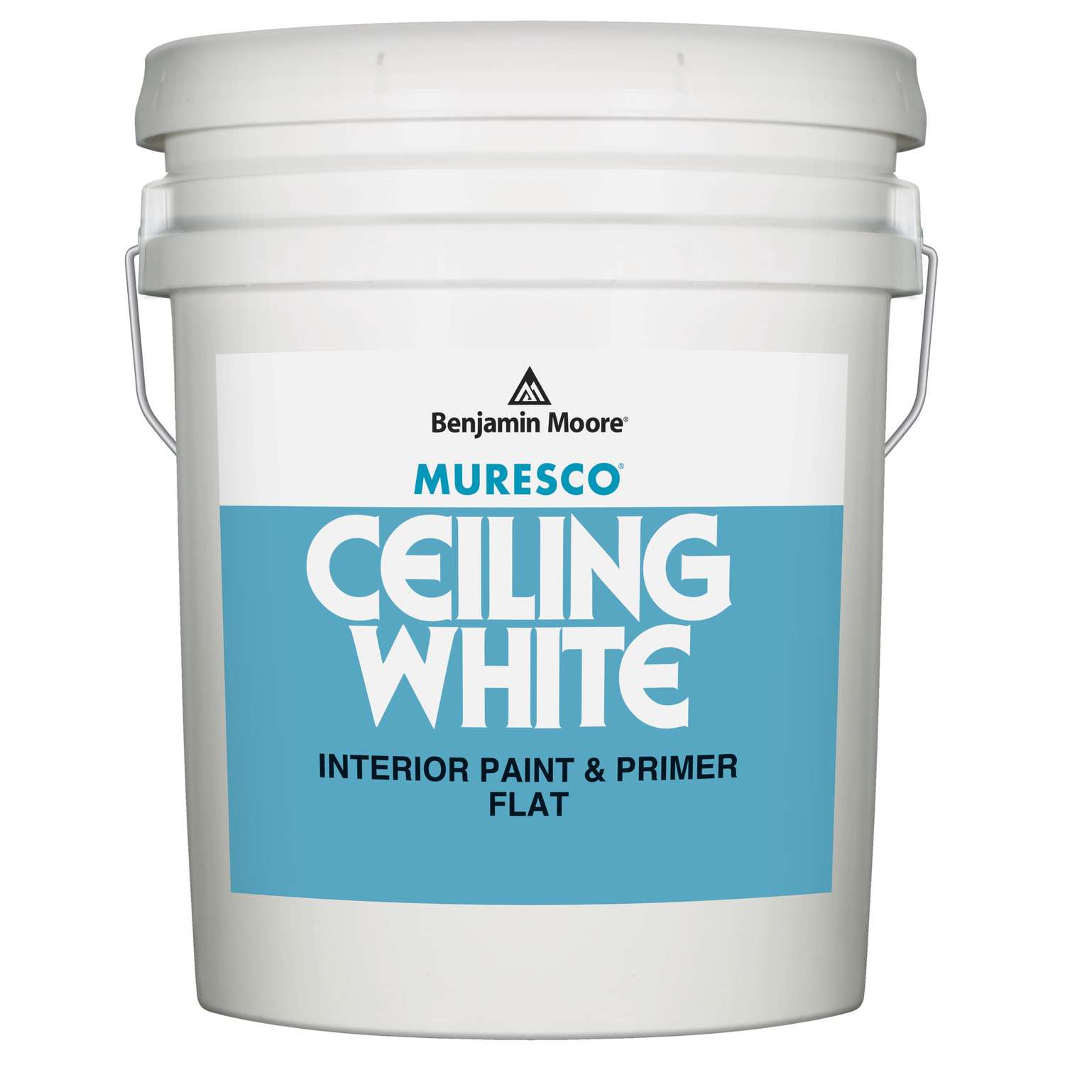 Benjamin Moore Muresco Flat White Ceiling Paint Interior 5 ...