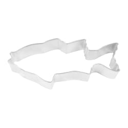 R&M International Corp Fish 2 in. W X 5 in. L Cookie Cutter Silver 1 pc