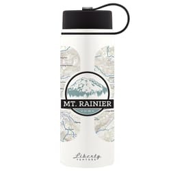 Liberty 20 oz Multicolored BPA Free Mt. Rainier Topo Vacuum Insulated Bottle