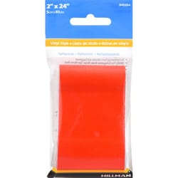 HILLMAN 2 in. W X 24 in. L Red Reflective Safety Tape 1 pk