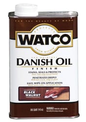WATCO Transparent Black Walnut Oil-Based Danish Oil 1 qt