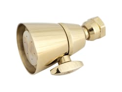 Whedon Flow Pro Polished Brass adjustable settings Showerhead 2.5 gpm
