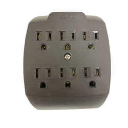 Ace Grounded 6 outlets Adapter 1 pk