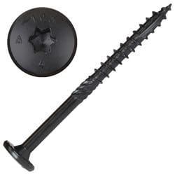 Screw Products NOVA #18 in. X 4 in. L Star Black Steel Lag Screw 50 pk