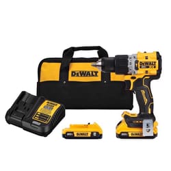 DeWalt 20V MAX Cordless Brushless 1 Tool Compact Hammer Drill and Impact Driver Kit