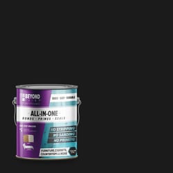 Beyond Paint Matte Licorice Water-Based Paint Exterior and Interior 1 gal