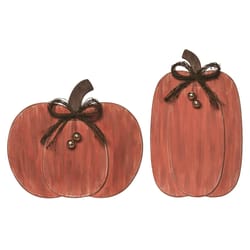 Transpac 26 in. Layered Pumpkins Fall Decor